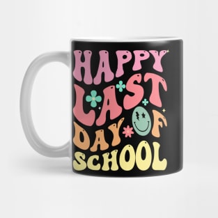 Groovy Happy Last Day of School Teacher Student Graduation Mug